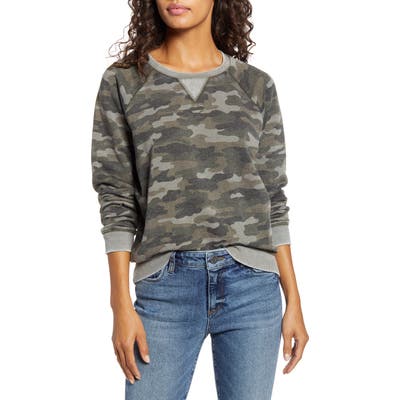 Lucky Brand Camo Sweatshirt, Green