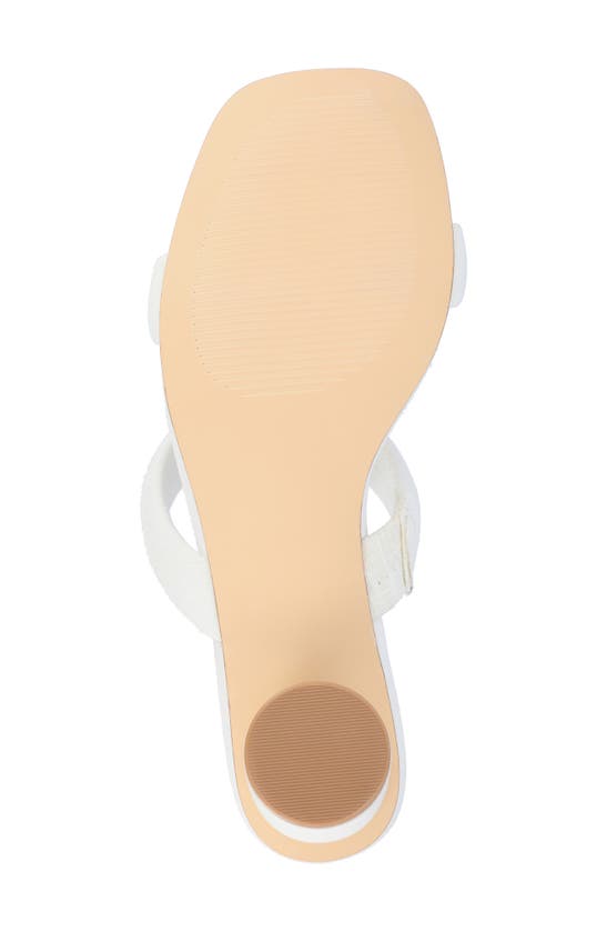 Shop Journee Collection Aniko Double Strap Sandal In White