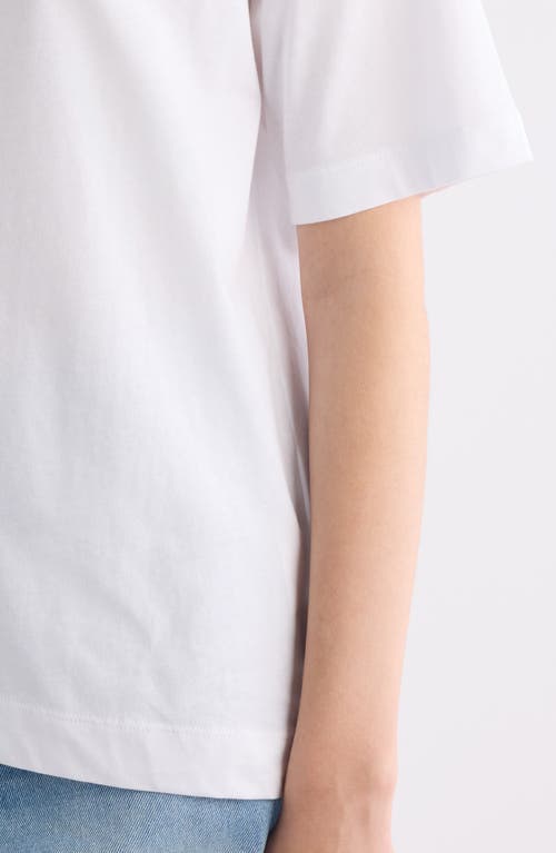 Shop Dries Van Noten Heydu Cotton T-shirt In White