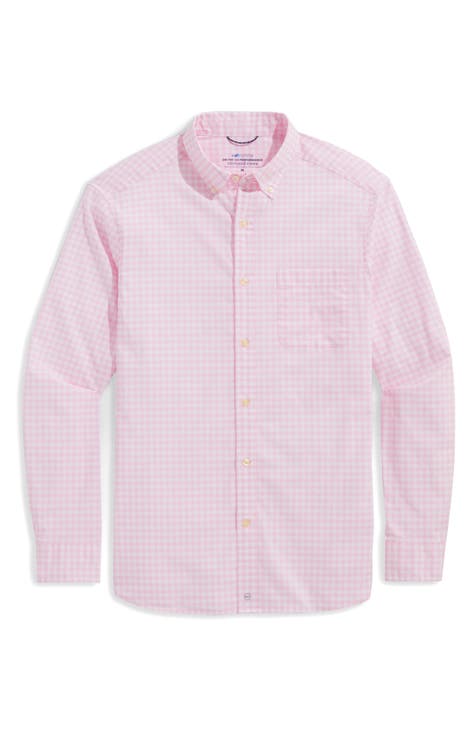 Classic Fit On-The-Go brrrº Gingham Button-Down Shirt