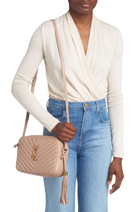 Saint Laurent Lou Medium Quilted Leather Camera Crossbody Bag In