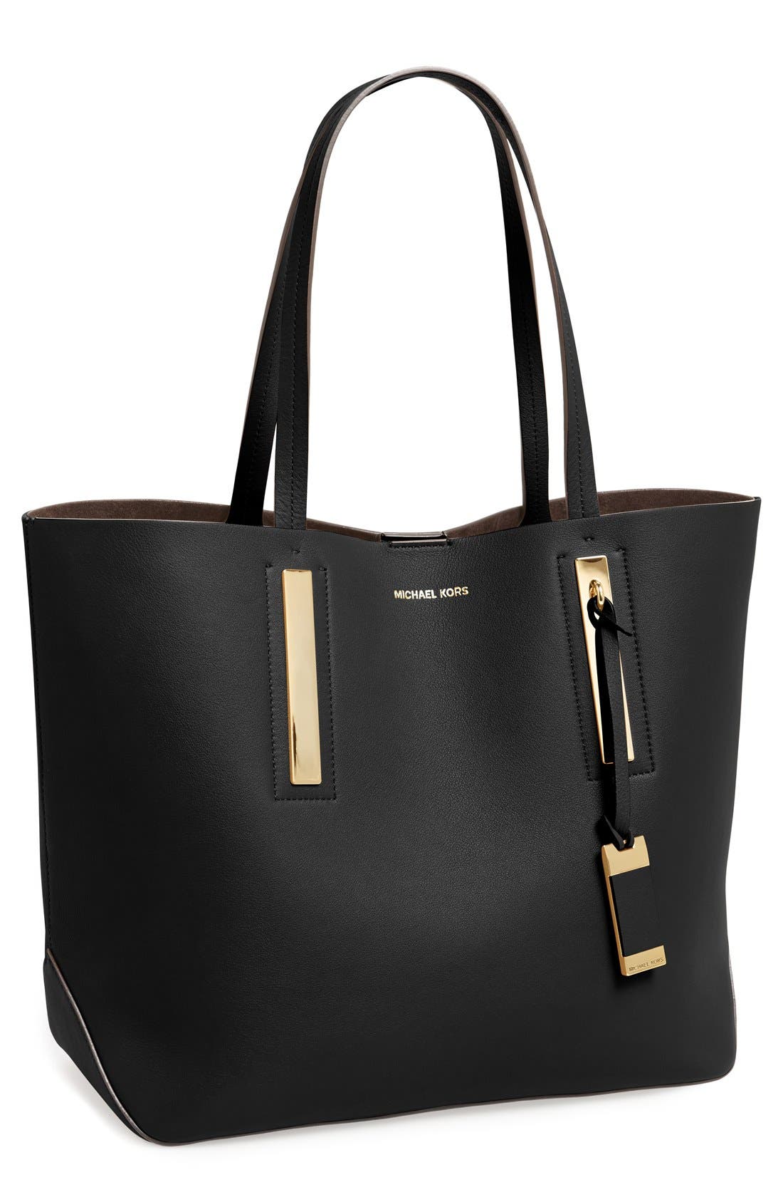 michael kors large leather tote