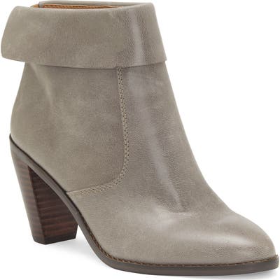 Lucky Brand Nycott Leather Bootie, Grey