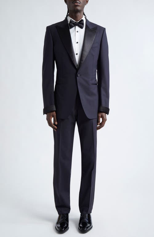 Shop Tom Ford O'connor Stretch Wool Tuxedo In Hb790 Ink