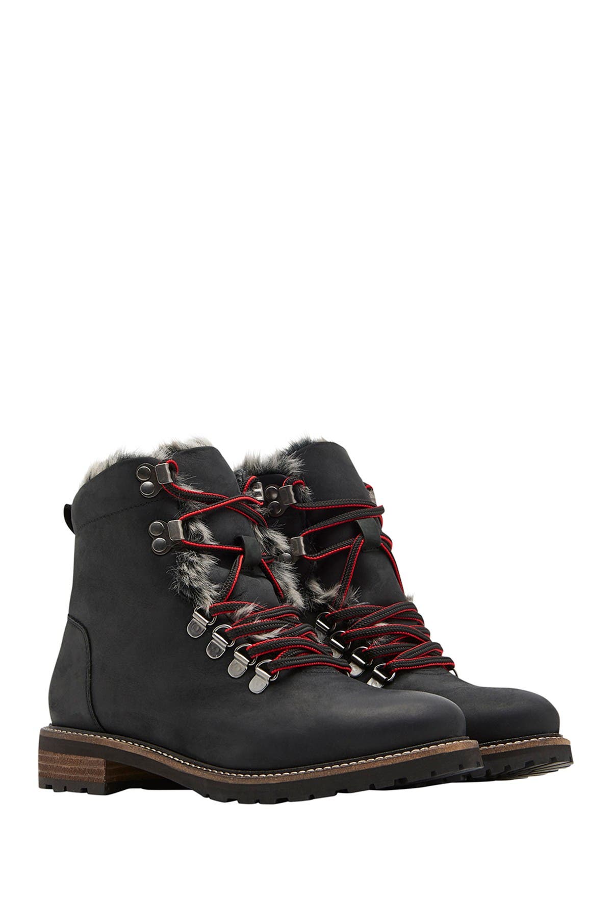 fur lined hiker boots