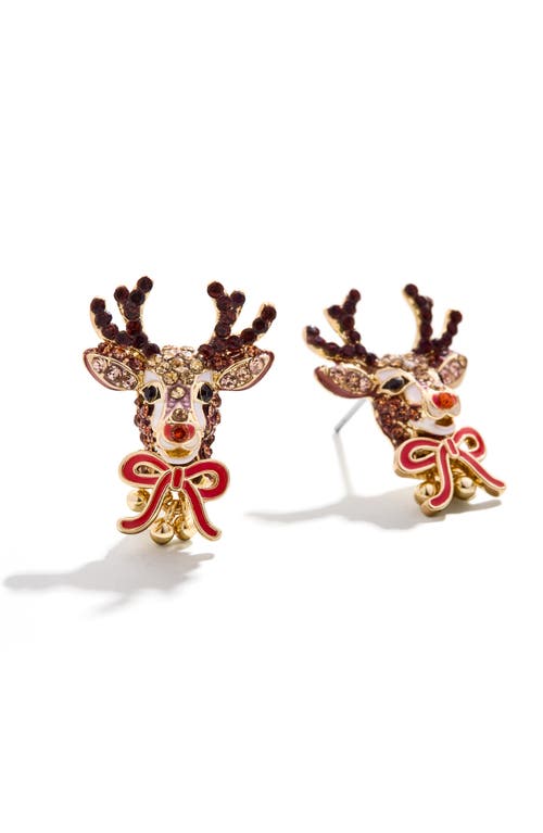 BaubleBar Deer To Dream Drop Earrings in Brown 