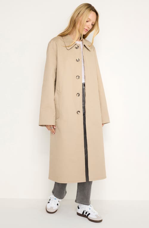 Shop Good American Classic Trench Coat In Mineral001