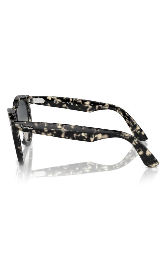 Shop Ray Ban Wayfarer Way 54mm Gradient Oval Sunglasses In Gunmetal Tort