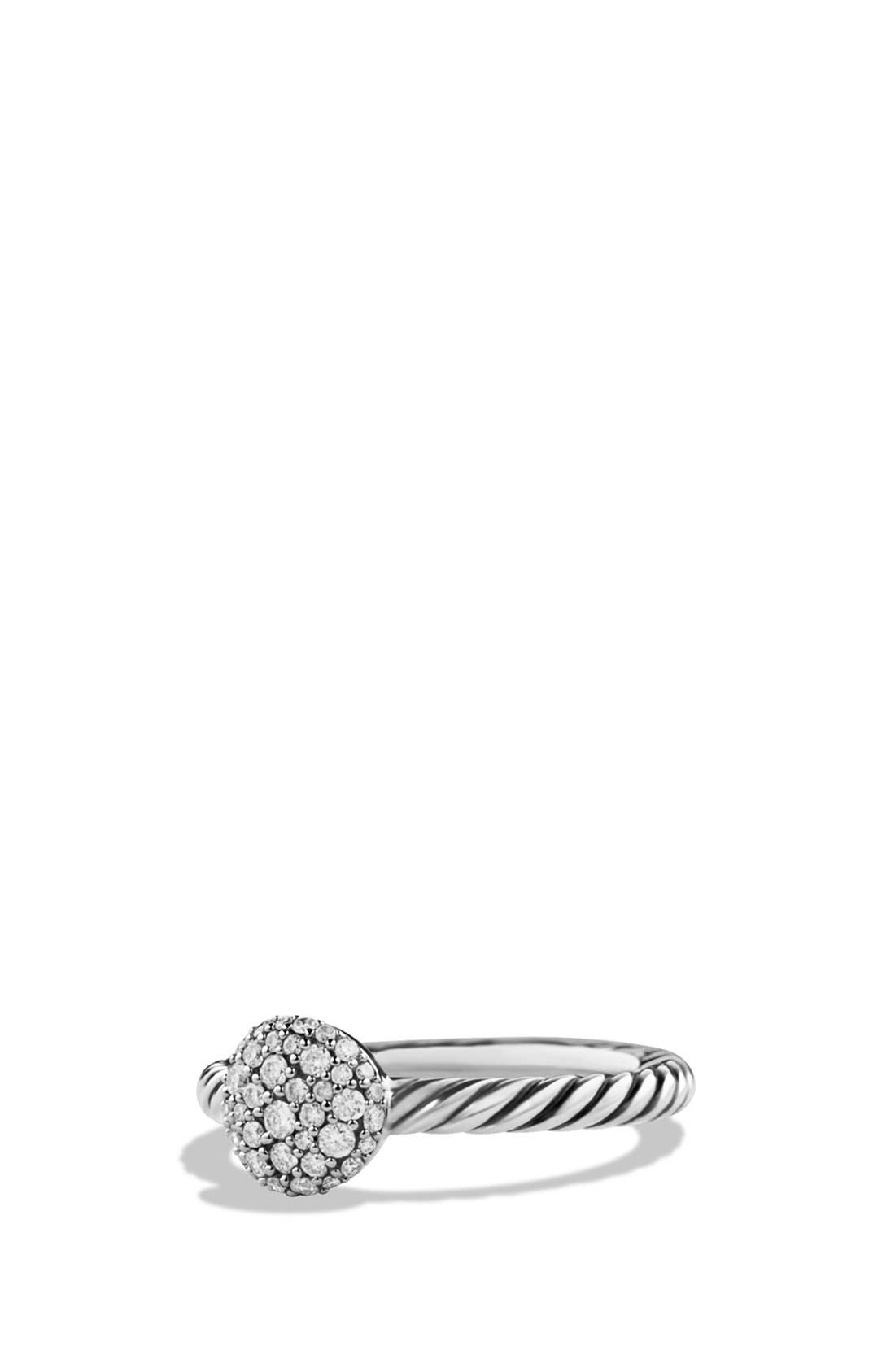 David Yurman 'Petite Pavé' Ring with Diamonds Nordstrom