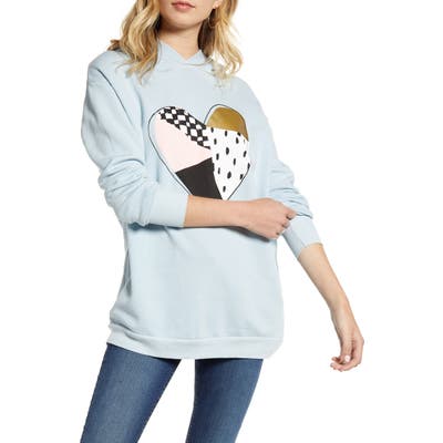 Wildfox Patchwork Heart Rebel Hoodie
