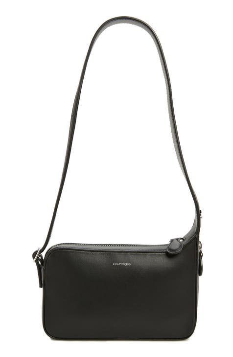 Courreges Handbags Dark blue Leather ref.479451 - Joli Closet