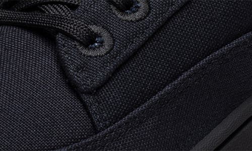 Shop Allbirds Pacer Canvas Mid Top Sneaker In Natural Black/natural Black