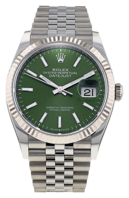 Watchfinder & Co. Rolex  Datejust Automatic Bracelet Watch, 36mm In Metallic