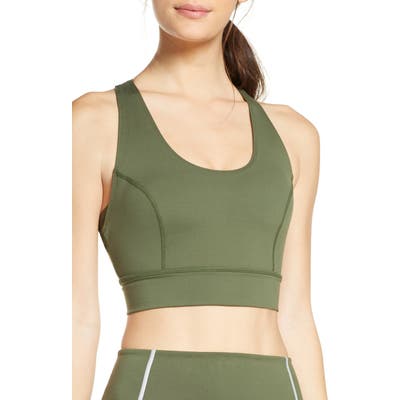 Free People Fp Movement Lightning Synergy Sports Bra, Green