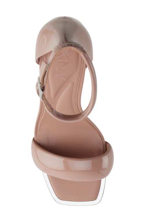 Shop Dkny Scarla Ankle Strap Sandal In Blush