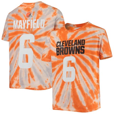 Infant Baker Mayfield Brown Cleveland Browns Mainliner Player Name & Number  Bodysuit