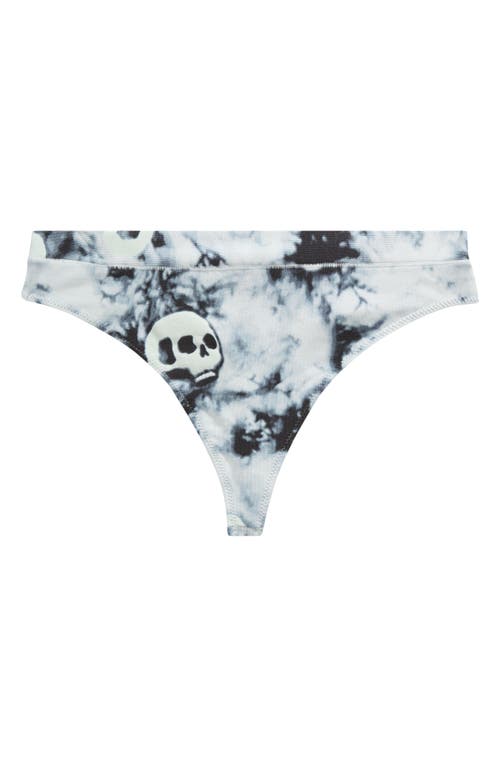 Shop Meundies Feelfree Thong In Ghosted