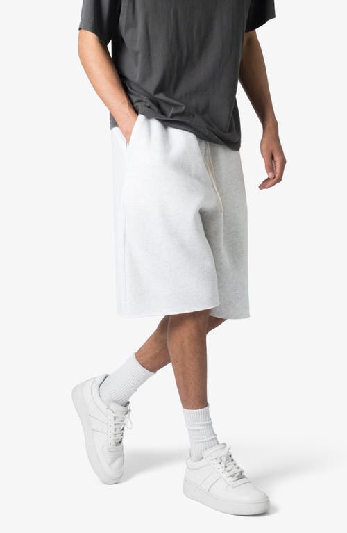Mnml Ultra Baggy Sweat Shorts In Heather Grey
