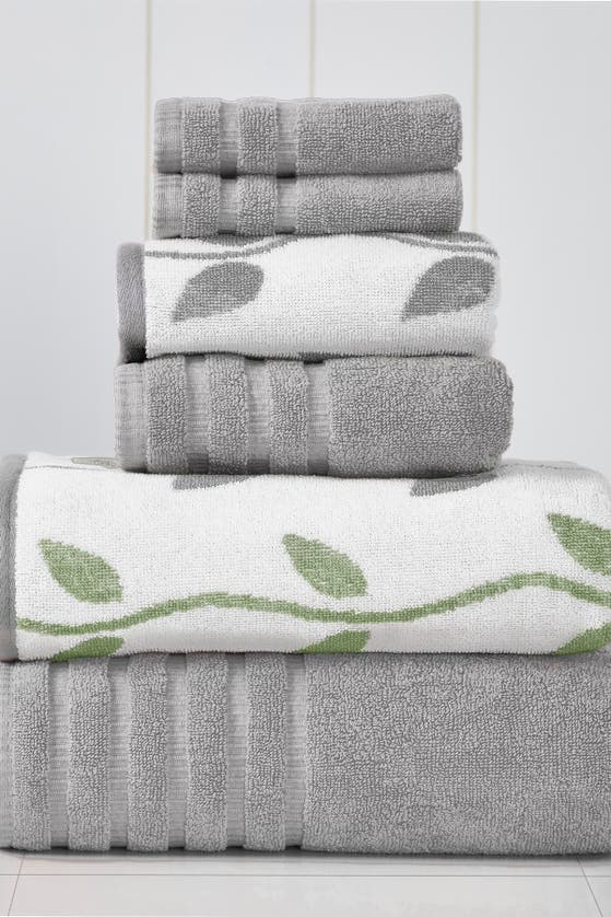 MODERN THREADS MODERN THREADS YARD DYED 6-PIECE TOWEL SET