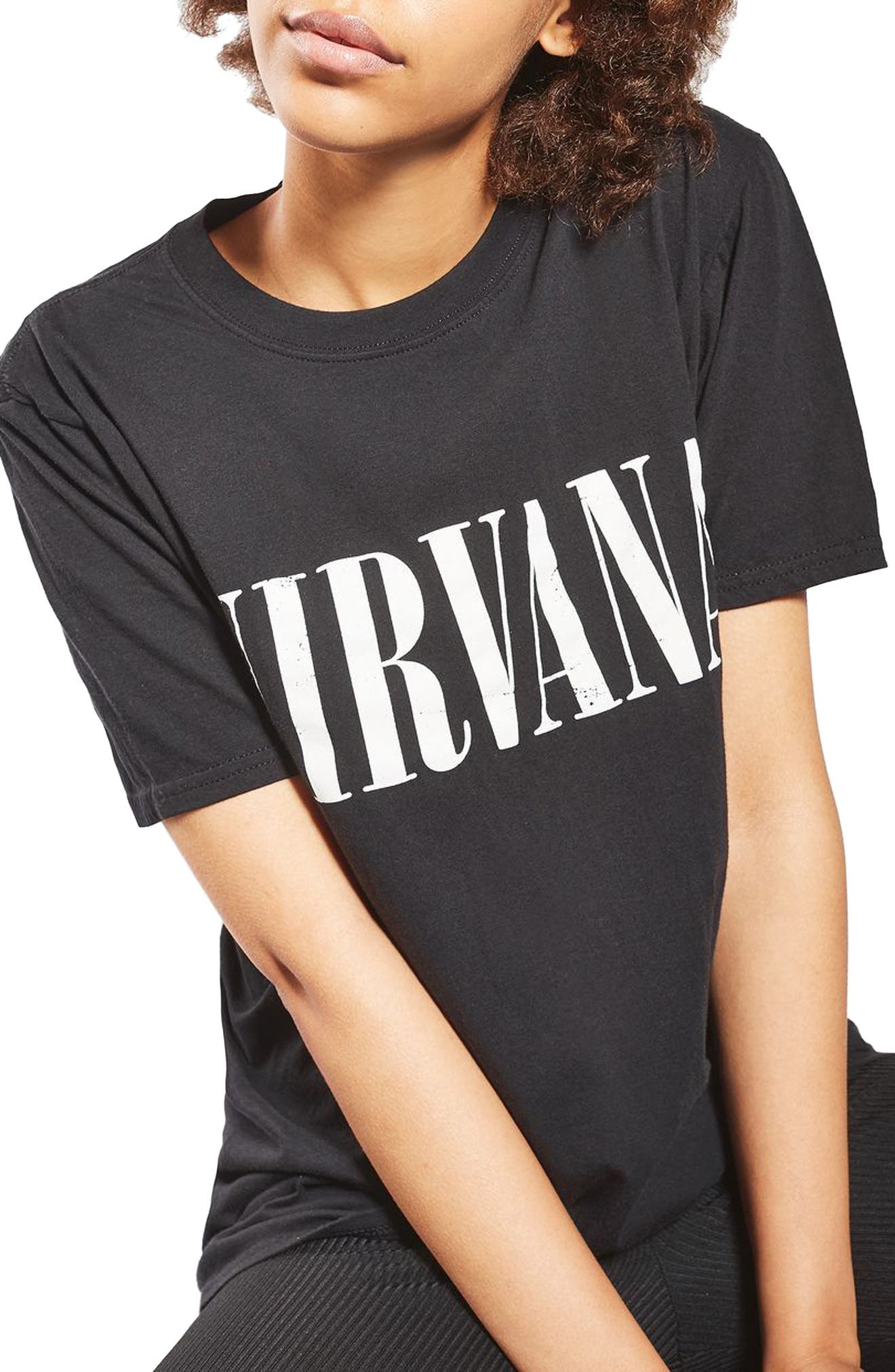 nirvana t shirt topshop