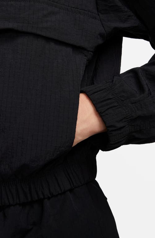 Shop Nike Sportswear City Utility Woven Jacket In Black/black/white