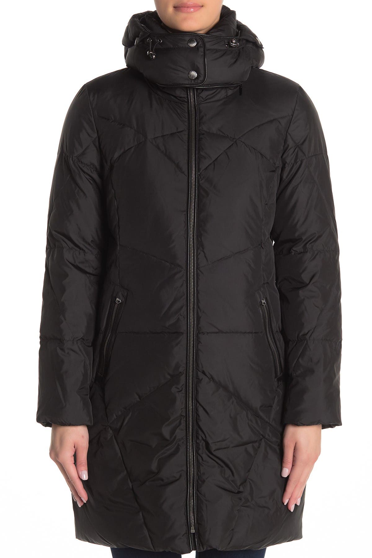 cole haan padded stitch puffer jacket