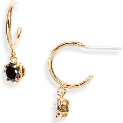 Kate Spade New York Mini Stone Huggie Hoop Earrings