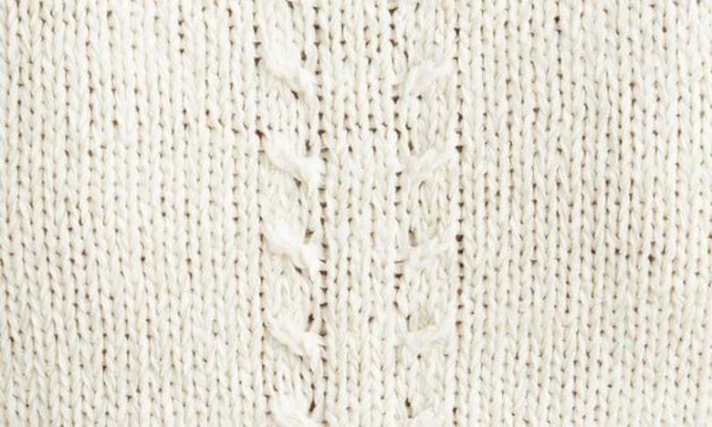 Shop Ulla Johnson Edda Peplum Sweater Vest In Ivory