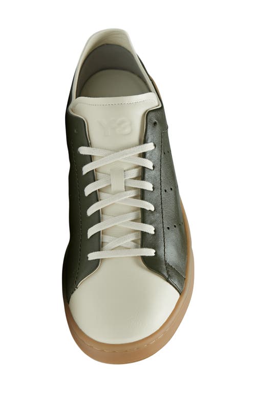 Shop Y-3 Gender Inclusive Stan Smith Sneaker In Green/cream White