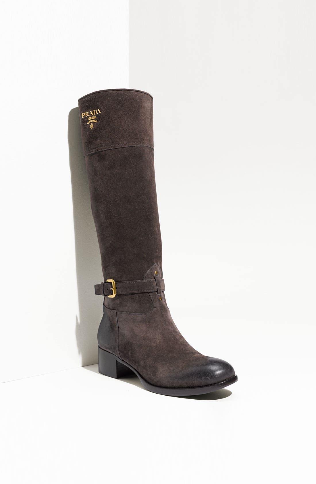 Prada Leather Riding Boot Nordstrom