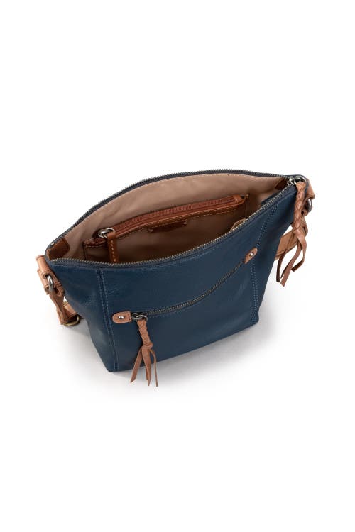 The Sak Ashland Leather Crossbody Bag In Indigo