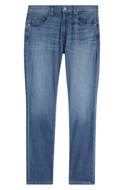 Shop Paige Federal Transcend Slim Straight Leg Jeans In Silich