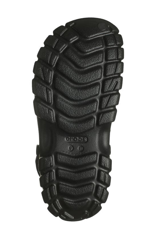 Crocs Offroad Sport Clog In Blackk/gpt