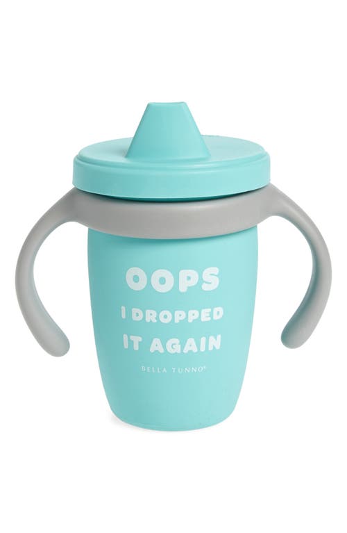 Bella Tunno Dropped It Again Silicone Sip Cup in Blue at Nordstrom