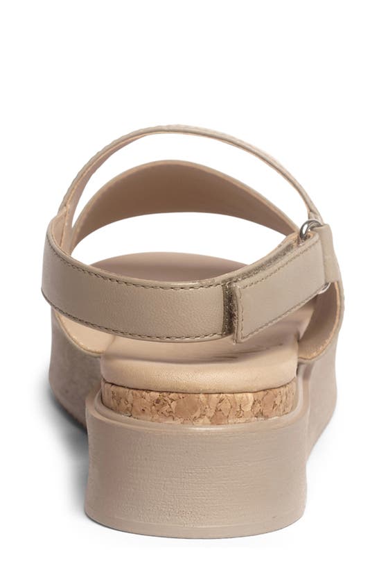 Anthony Veer Maja Slingback Platform Sandal In Taupe