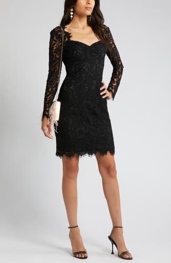 Eliza j cap sleeve lace 2024 sheath dress