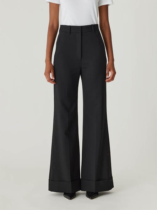 REBECCA TAYLOR REBECCA TAYLOR REFINED SUITING WIDE LEG TROUSER