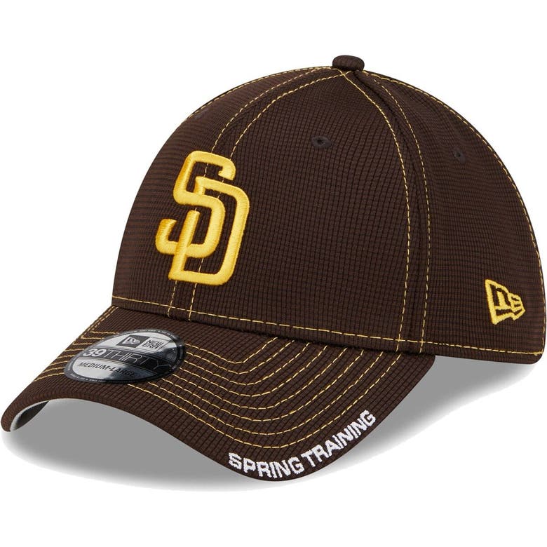 New Era Brown San Diego Padres 2023 Spring Training Mesh 39thirty Flex ...