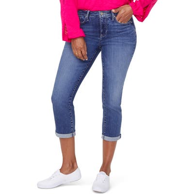 Nydj Chloe Capri Jeans, Blue