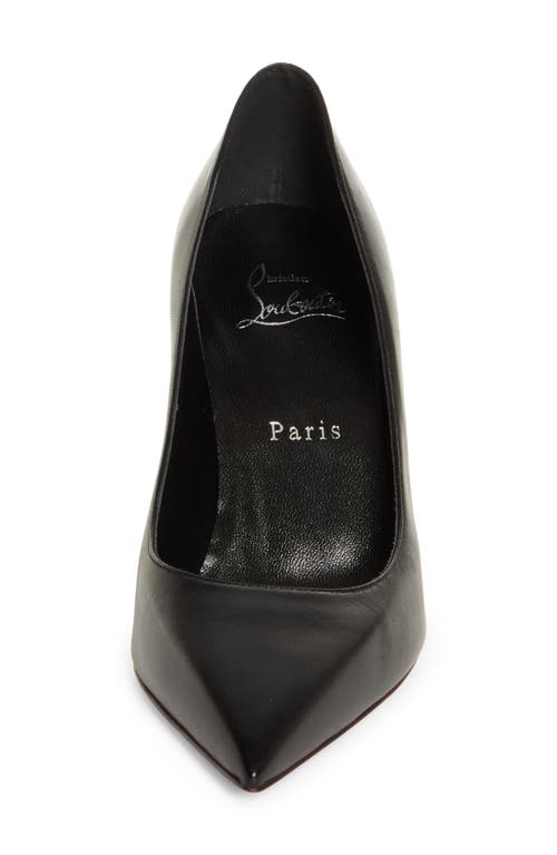 Shop Christian Louboutin Condora Pointed Toe Pump In Black/lin Black