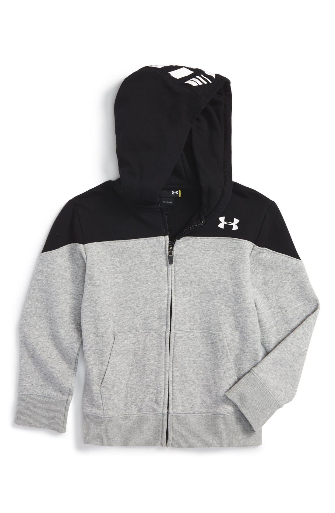 Under Armour 'Crosswalk' ZipUp Hoodie (Toddler Boys & Little Boys