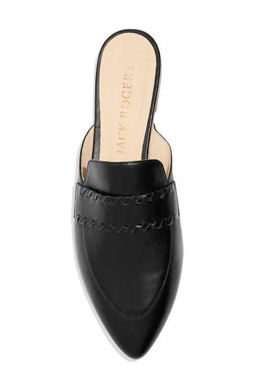 Shop Jack Rogers Beacon Stitch Pointed Toe Mule In Black