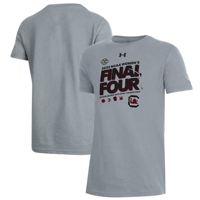 Under Armour Kids' Basketball Tournament March Madness Final Four Regional Champions Locker In Heather Gray