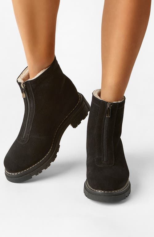 LA CANADIENNE LA CANADIENNE DEON GENUINE SHEARLING WATERPROOF BOOTIE 