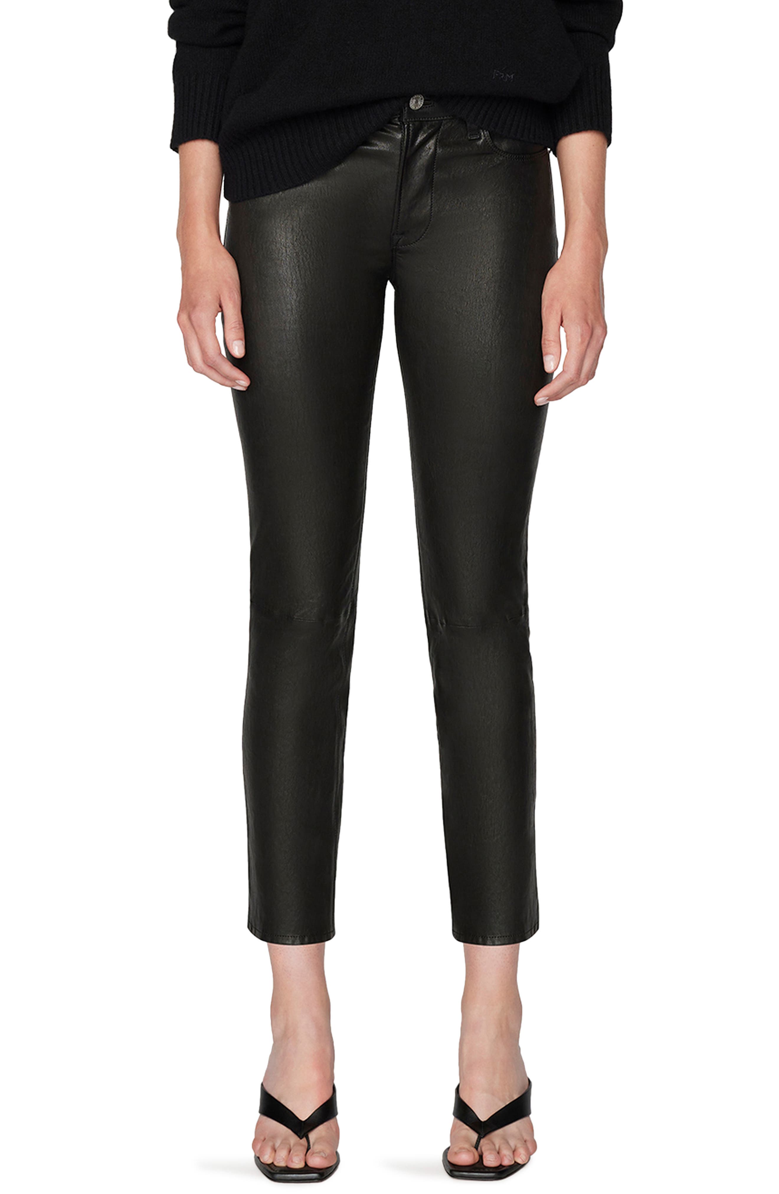leather pants size 12