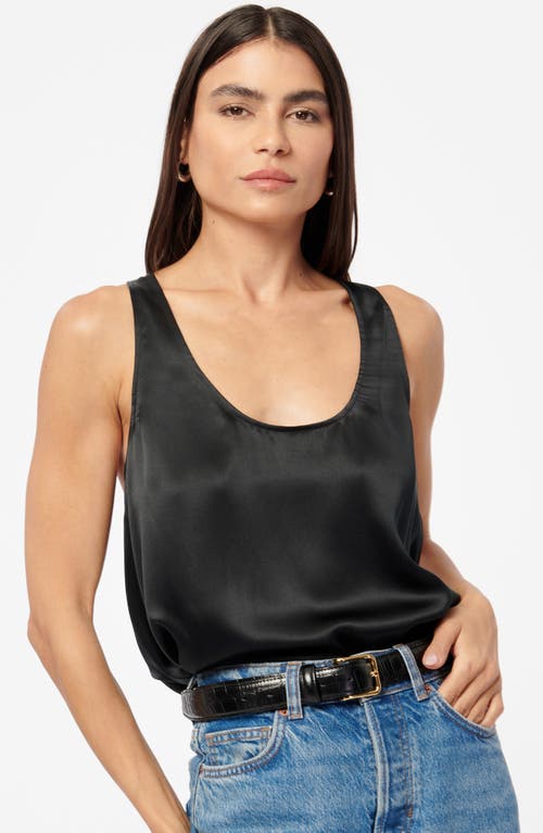 Cami Nyc Jane Silk Charmeuse Tank In Black