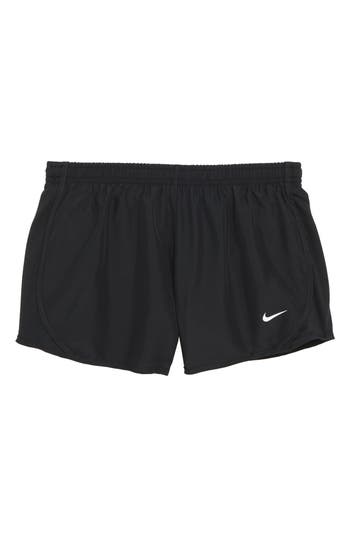 Nike Kids' Dry Tempo Running Shorts In Black/black/black