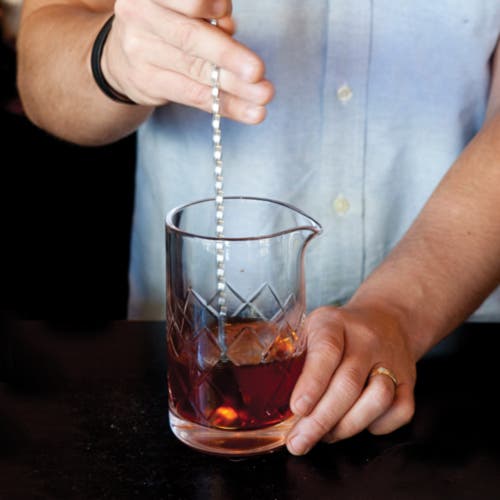 Viski Professional Crystal Mixing Glass In Clear
