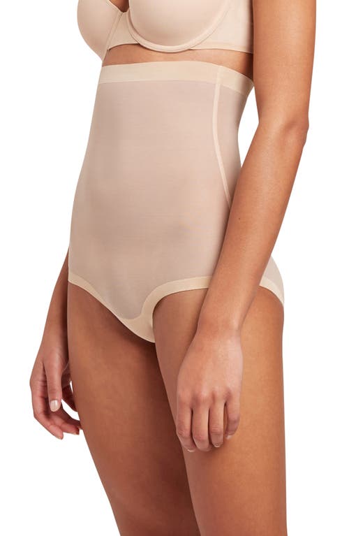 Wolford Tulle Control High Waist Shaper Briefs Light Beige at Nordstrom, Us