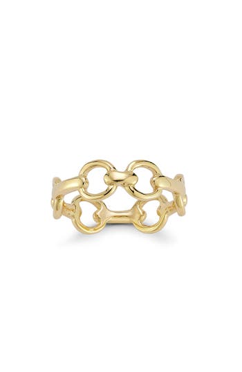 Ember Fine Jewelry 14k Yellow Gold Link Band Ring In Gold